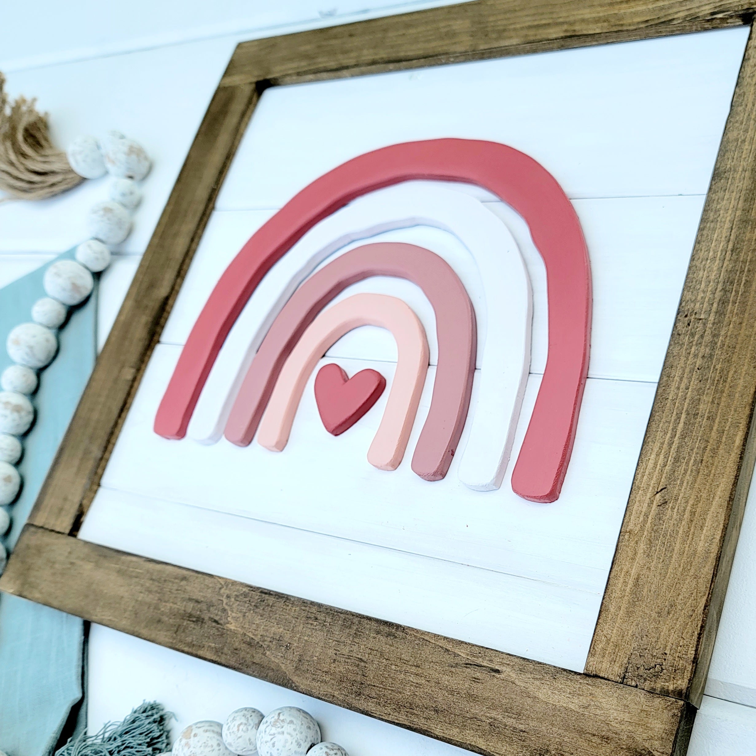 Rainbow Shiplap Sign