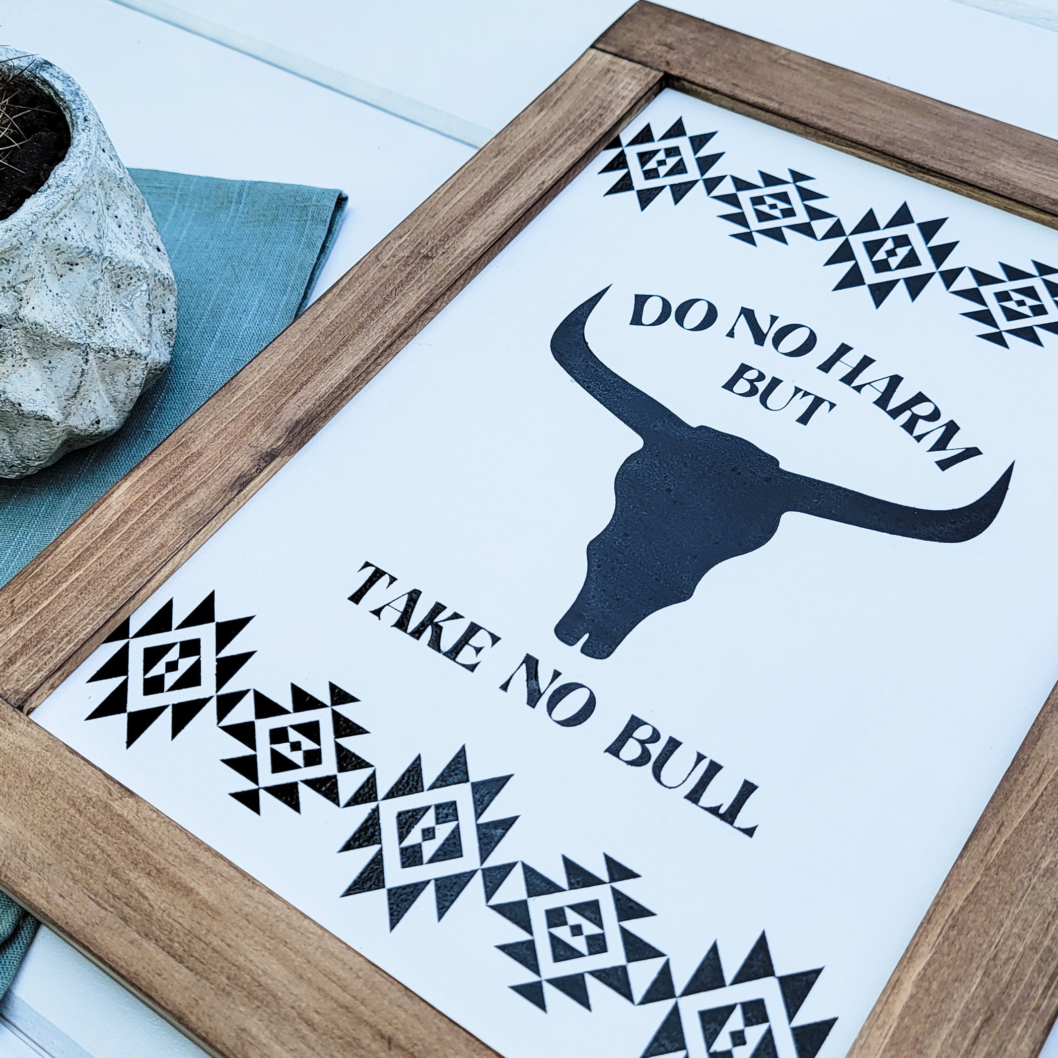 LongHorn Wood Sign