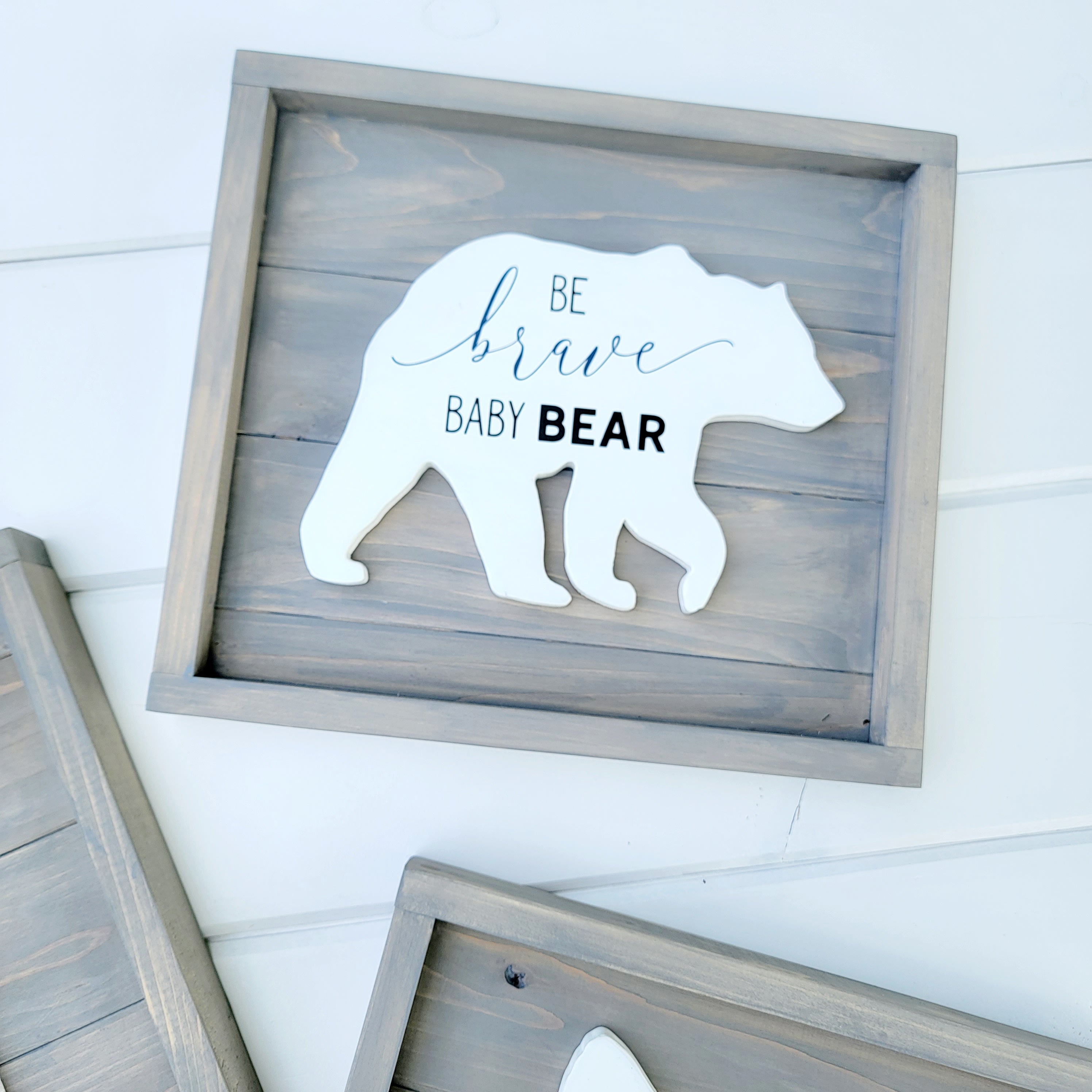 Woodland Animal Wood Signs