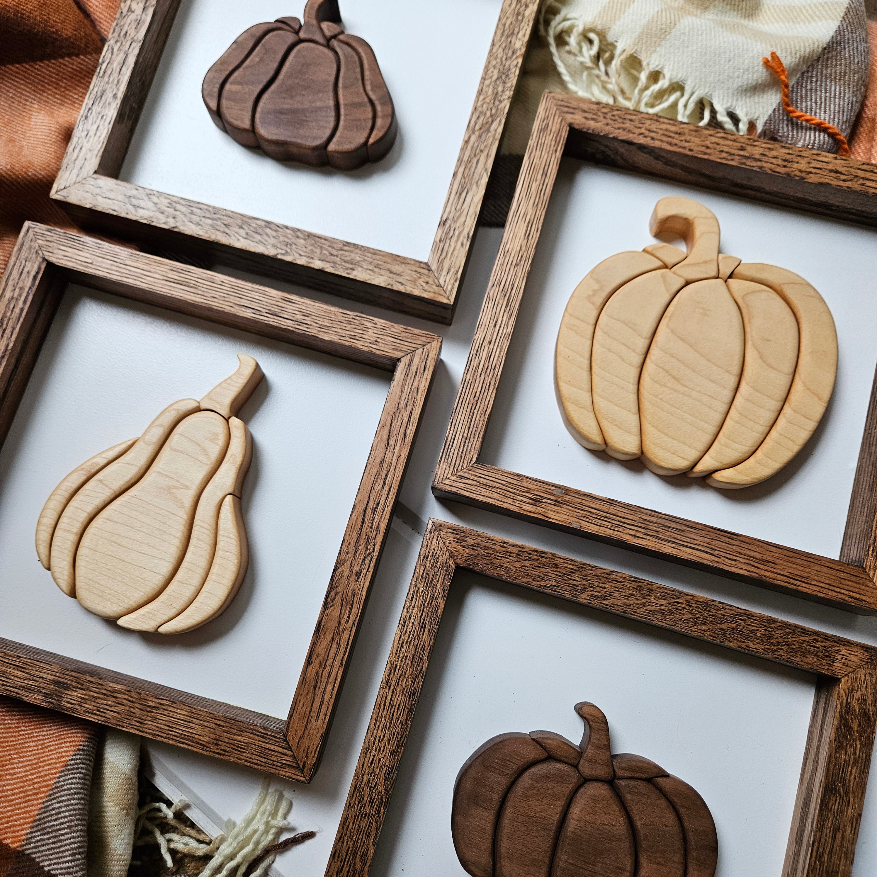 3D Wood Pumpkin Sign