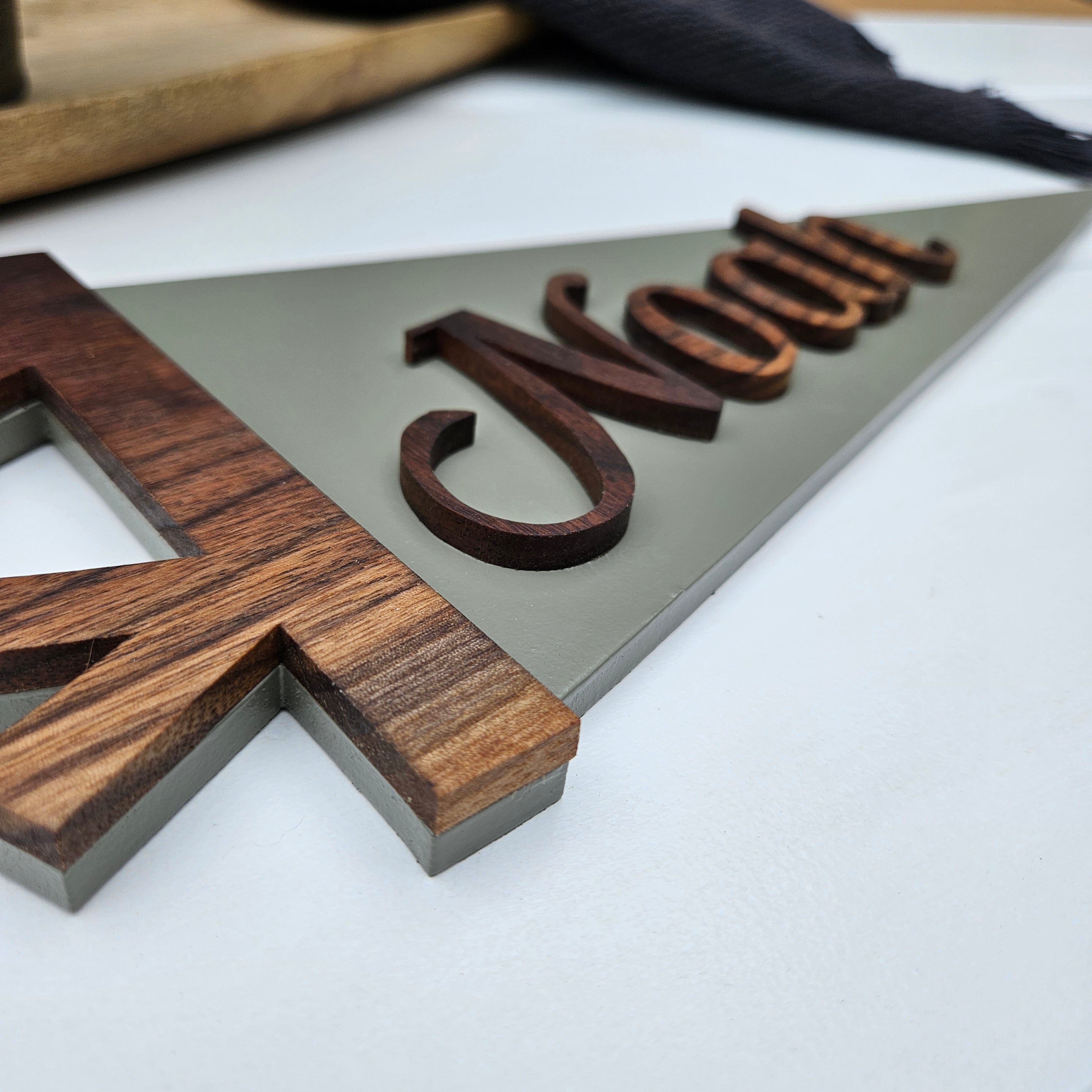 Custom Pennant Name Sign