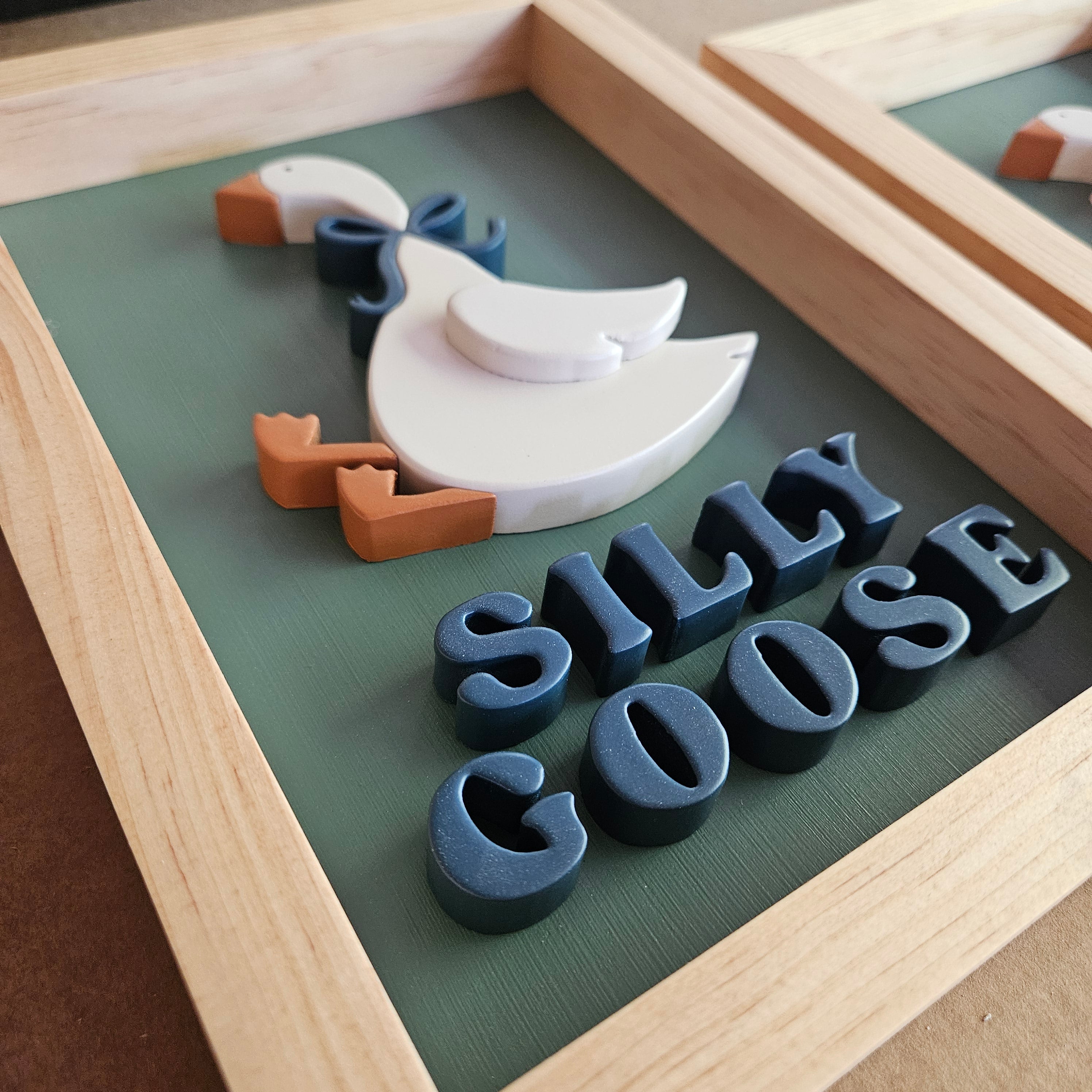 3D Silly Goose Sign