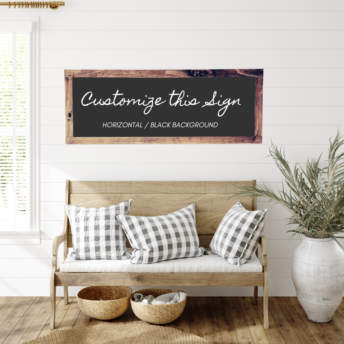 Custom Horizontal Wood Sign