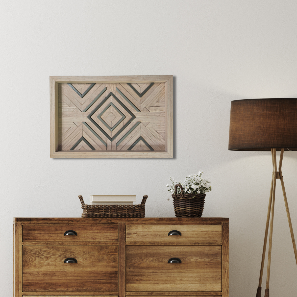 Sage Mosaic Wood Sign