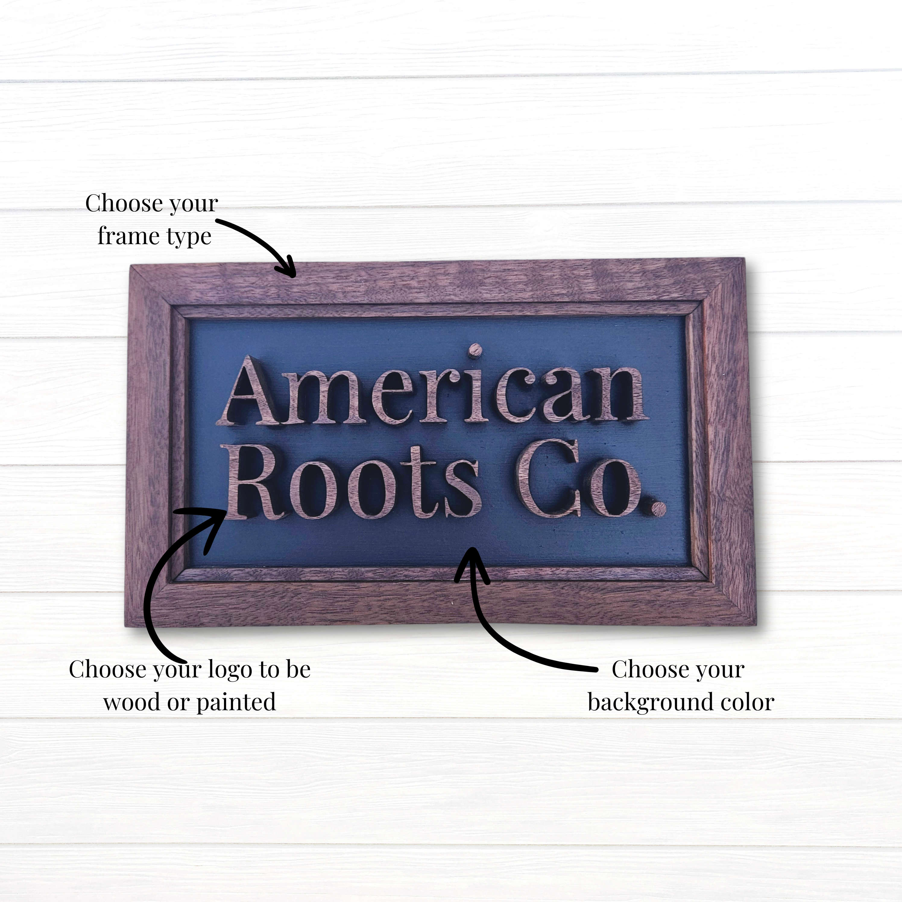 MINI 3D Business Logo Sign