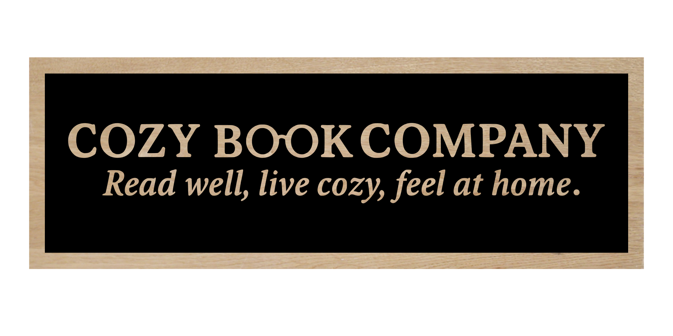 Custom 3D Business Sign - Cozy books