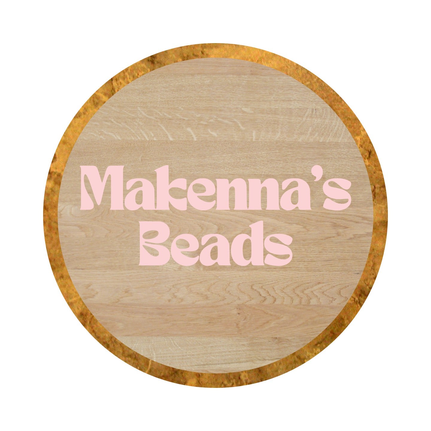 Custom 3D Business Logo Sign - Makenna's Beads