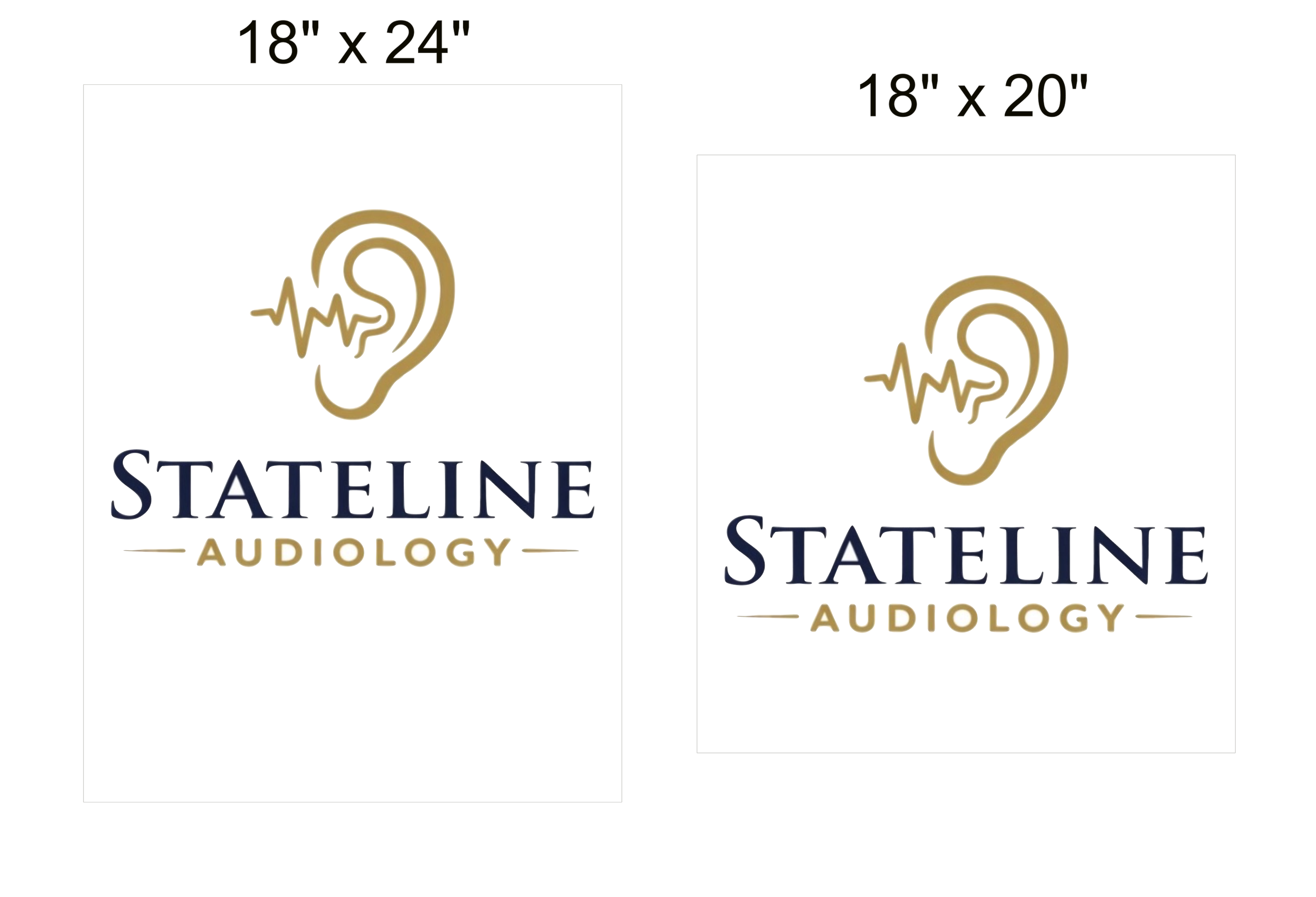 Custom 3D Signage - Stateline Audiology