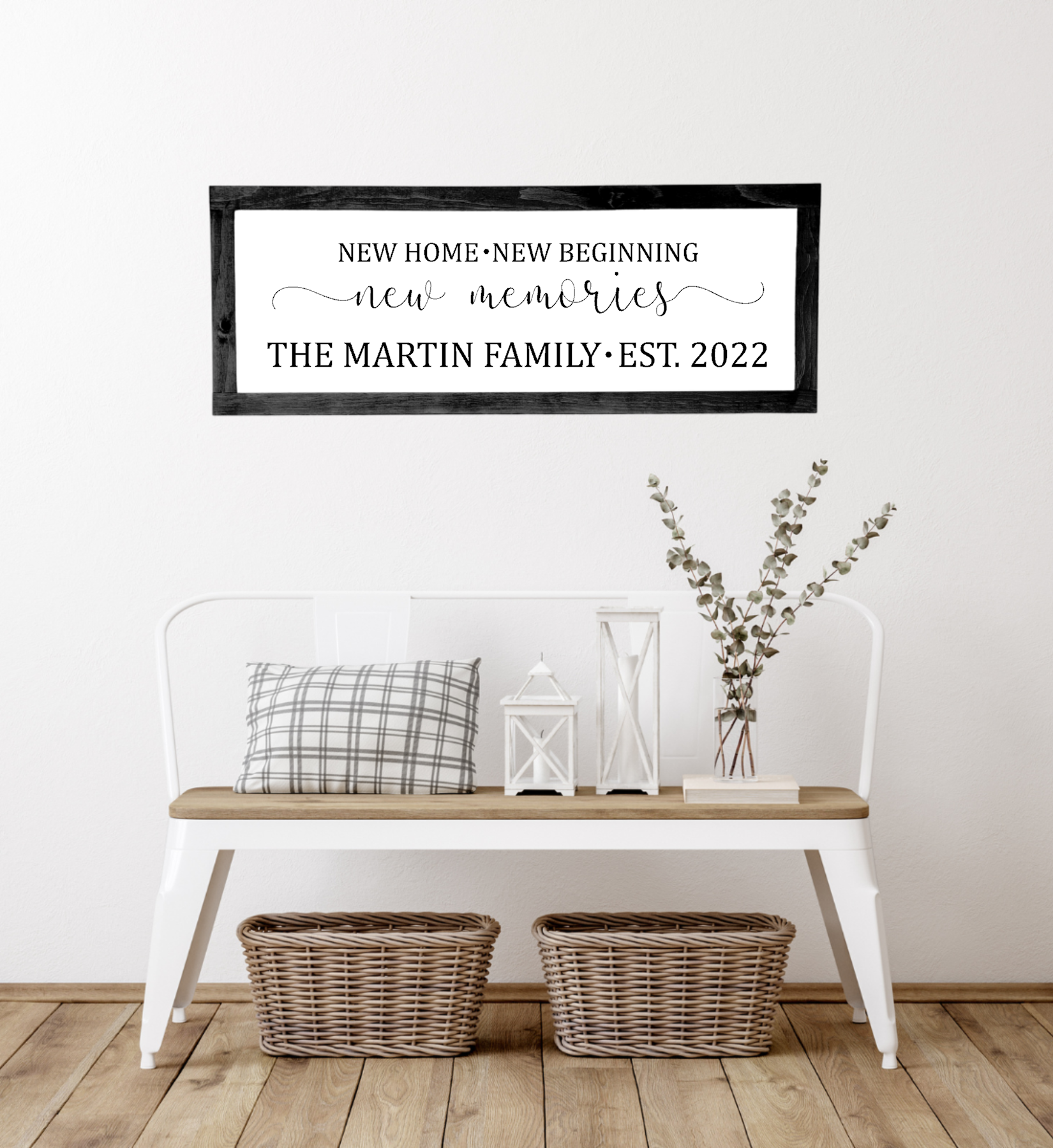 New Memories - Customizable Wood Sign