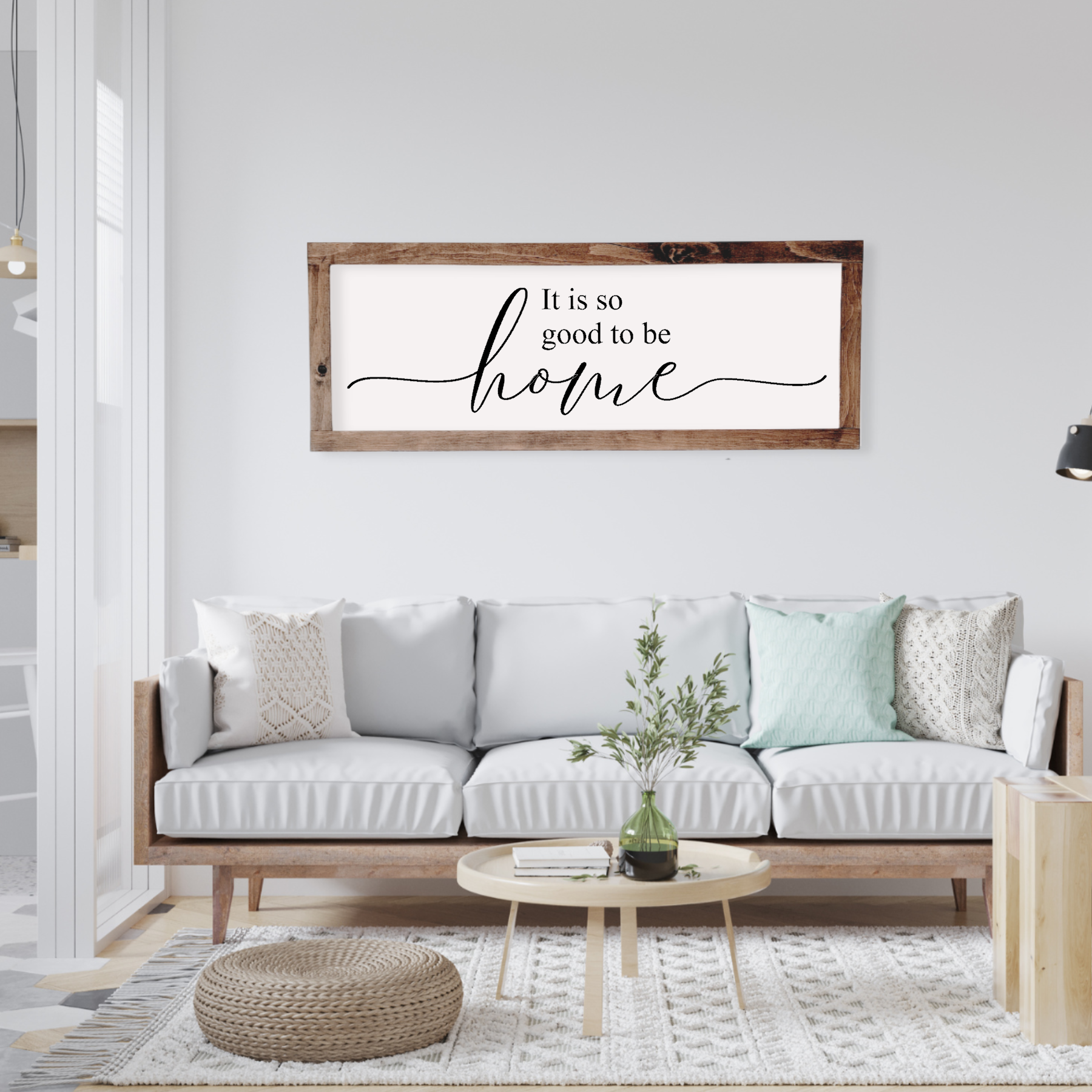 It is so good to be home - Wood Sign