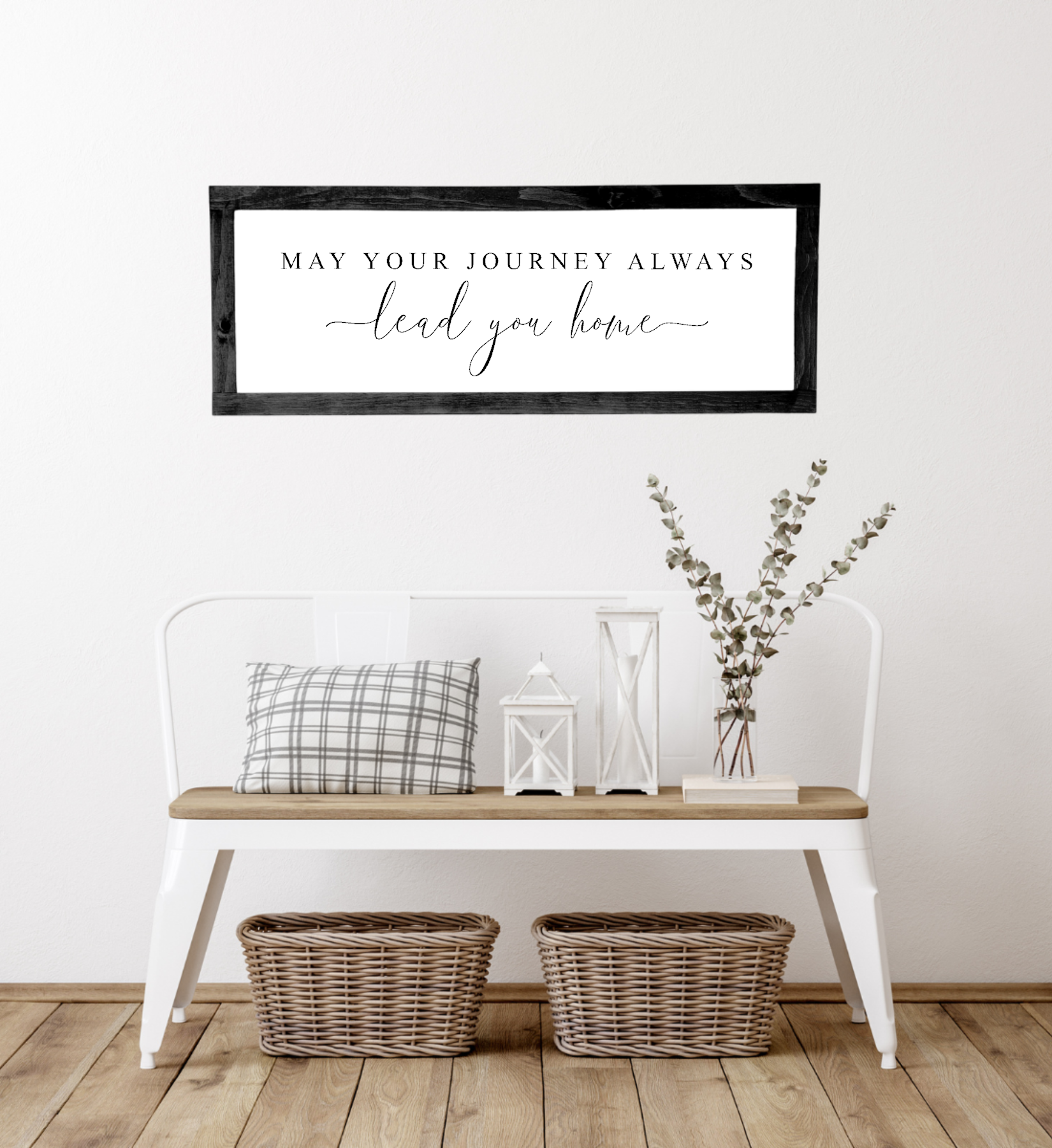 May your Journey always lead you home - Wood Sign