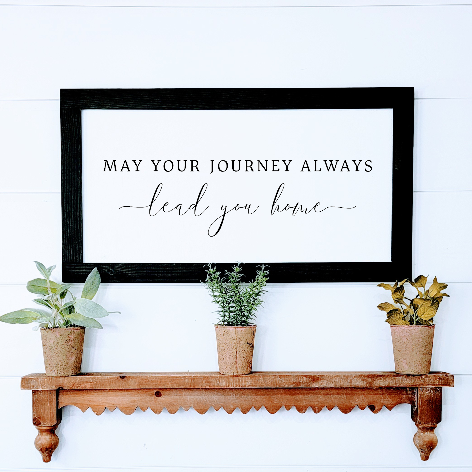 May your Journey always lead you home - Wood Sign