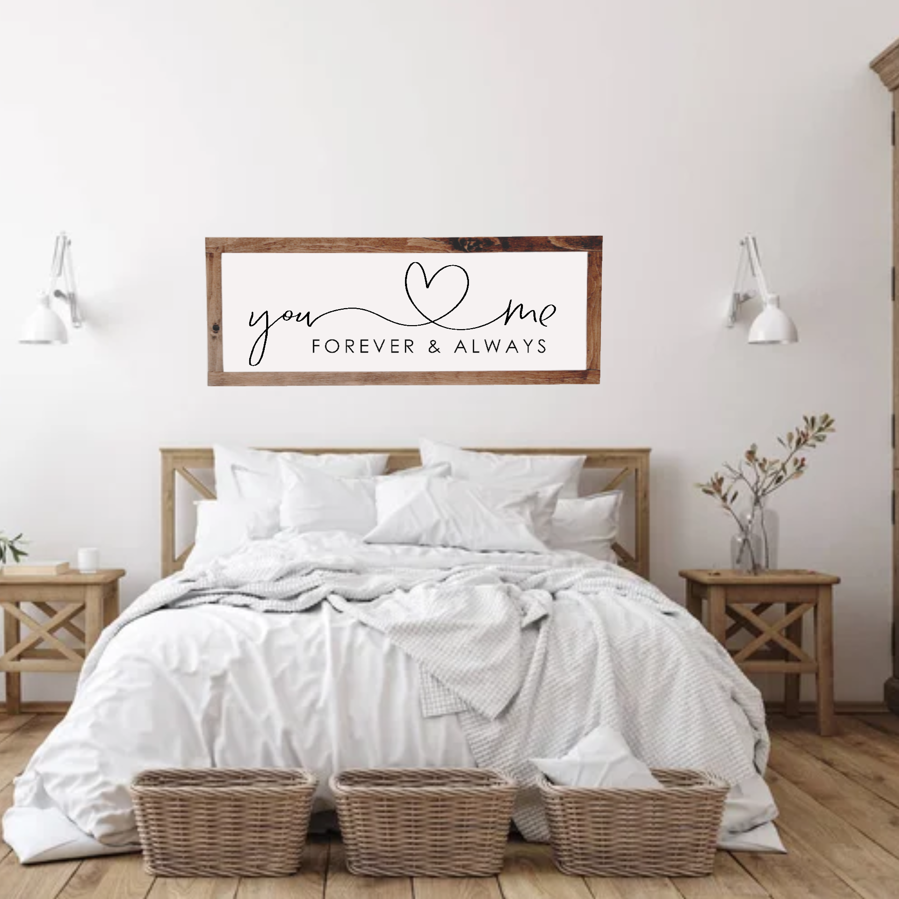 forever + always - Wood Sign