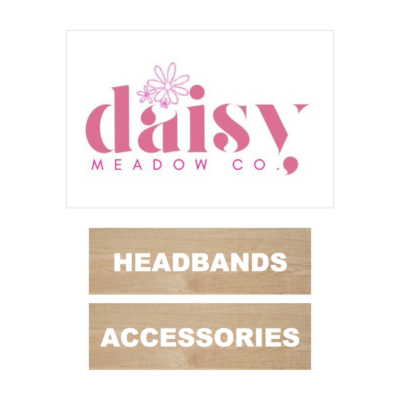 Custom 3D Hanging Sign - Daisy Meadow Co.