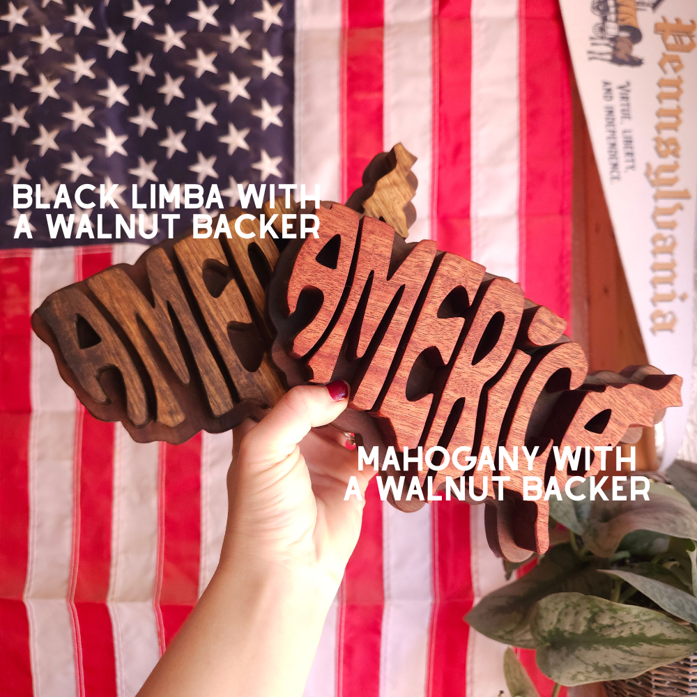 3D America Sign