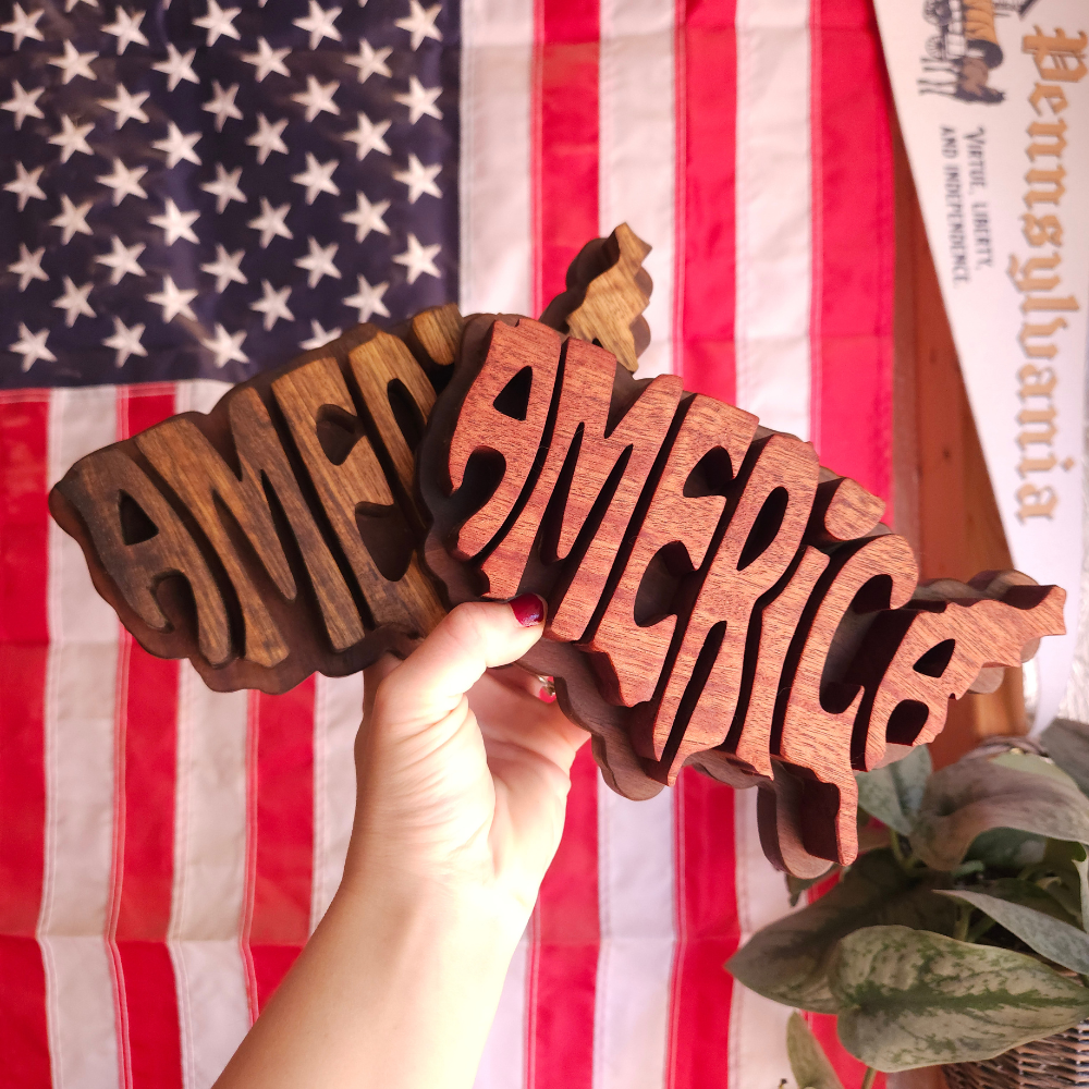 3D America Sign