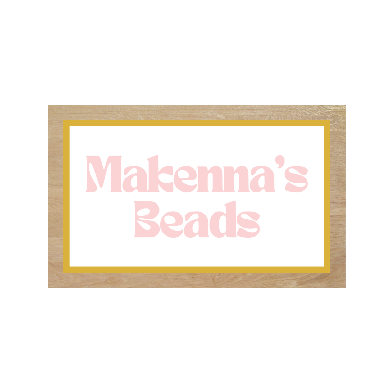 Custom 3D Signs - Makennas Beads