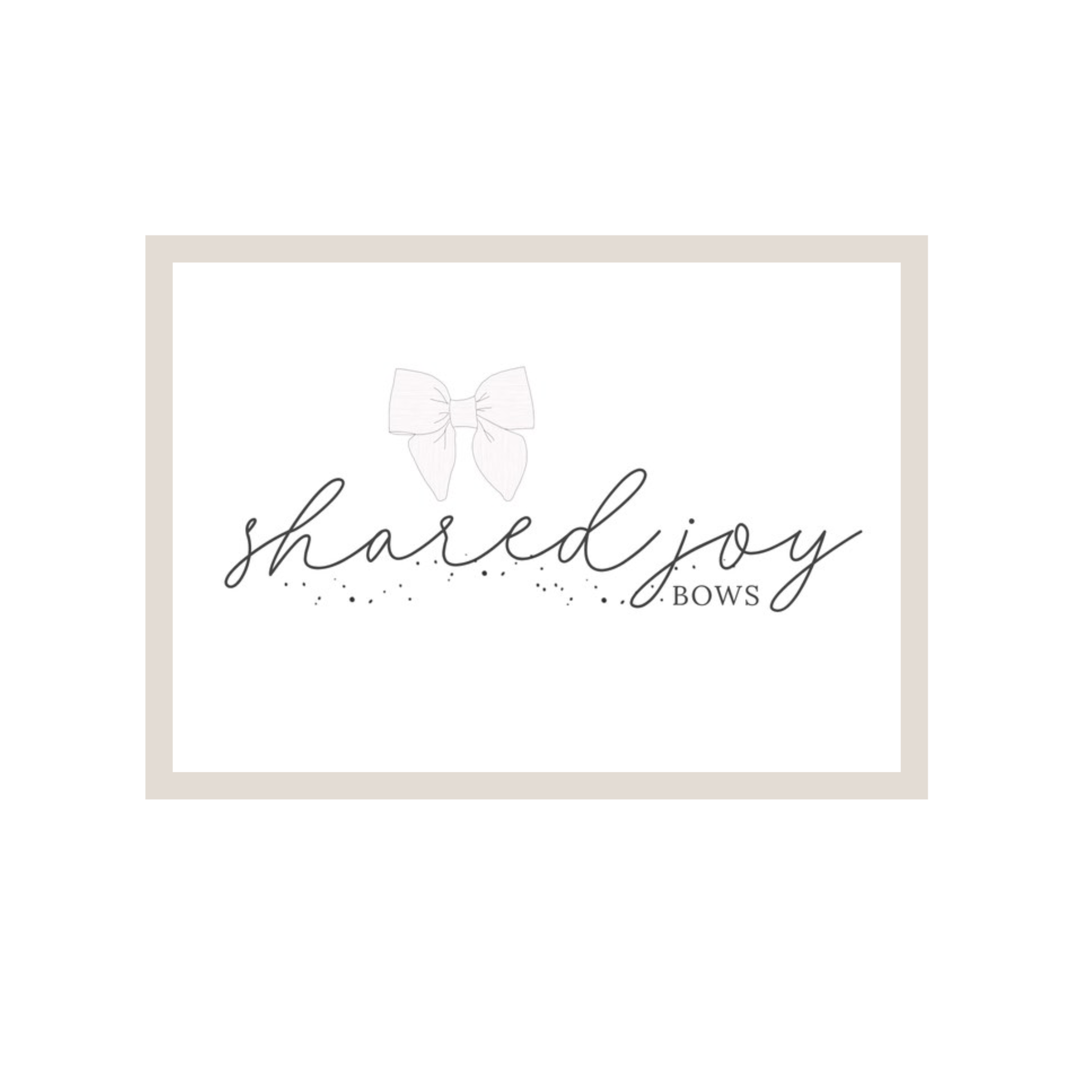 Custom listing deposit - Shared joy Bows