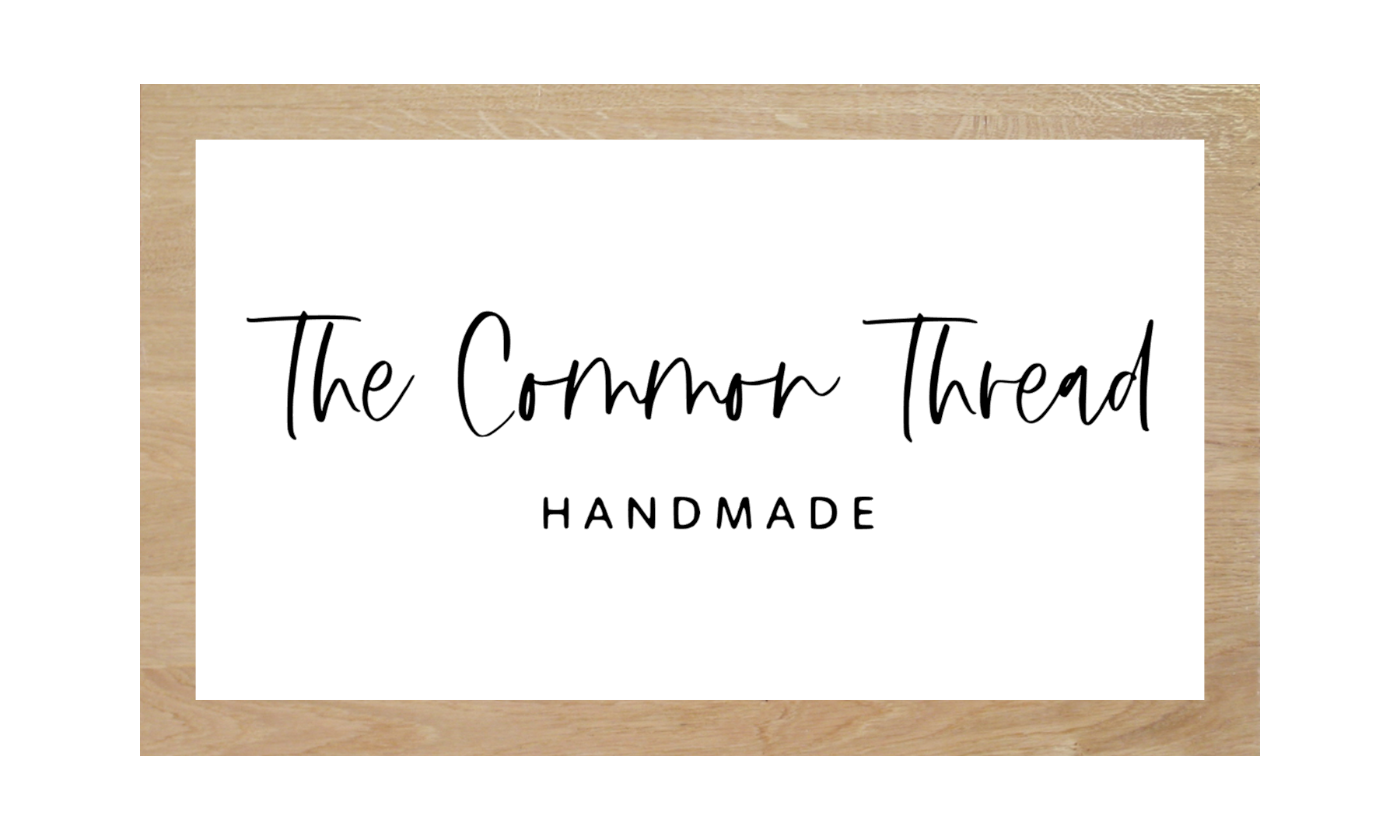 Custom 3D Business Logo Sign - The Common Thread