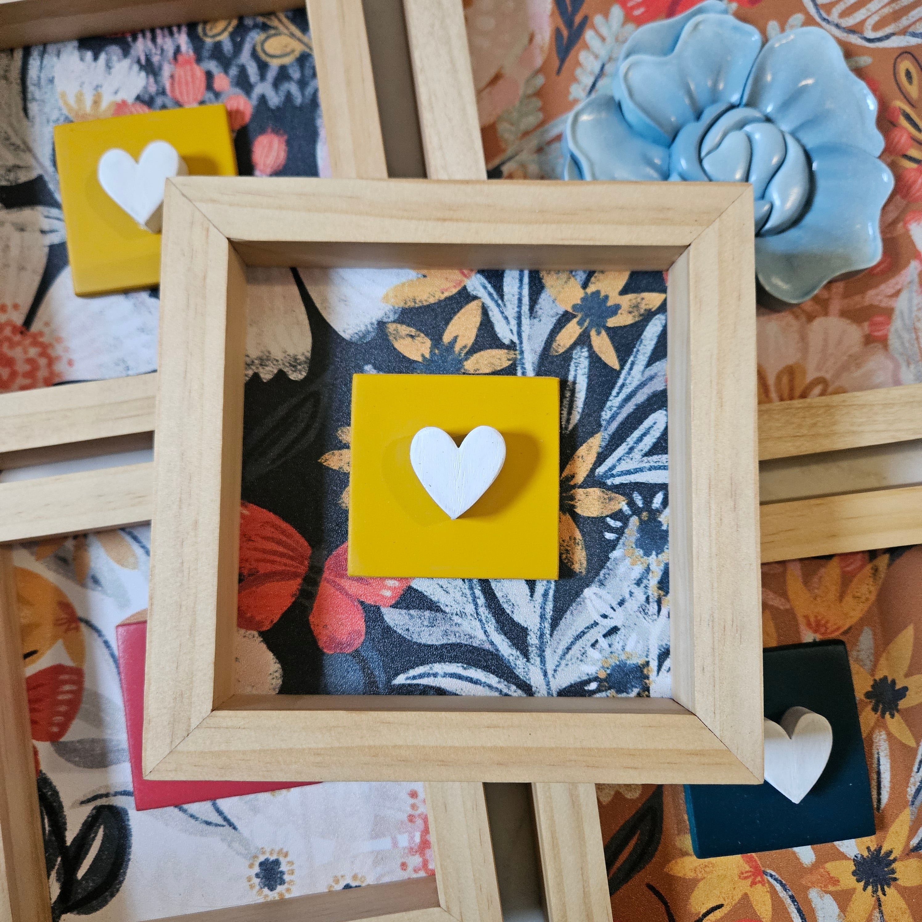 Mini 3D Heart Wood Sign
