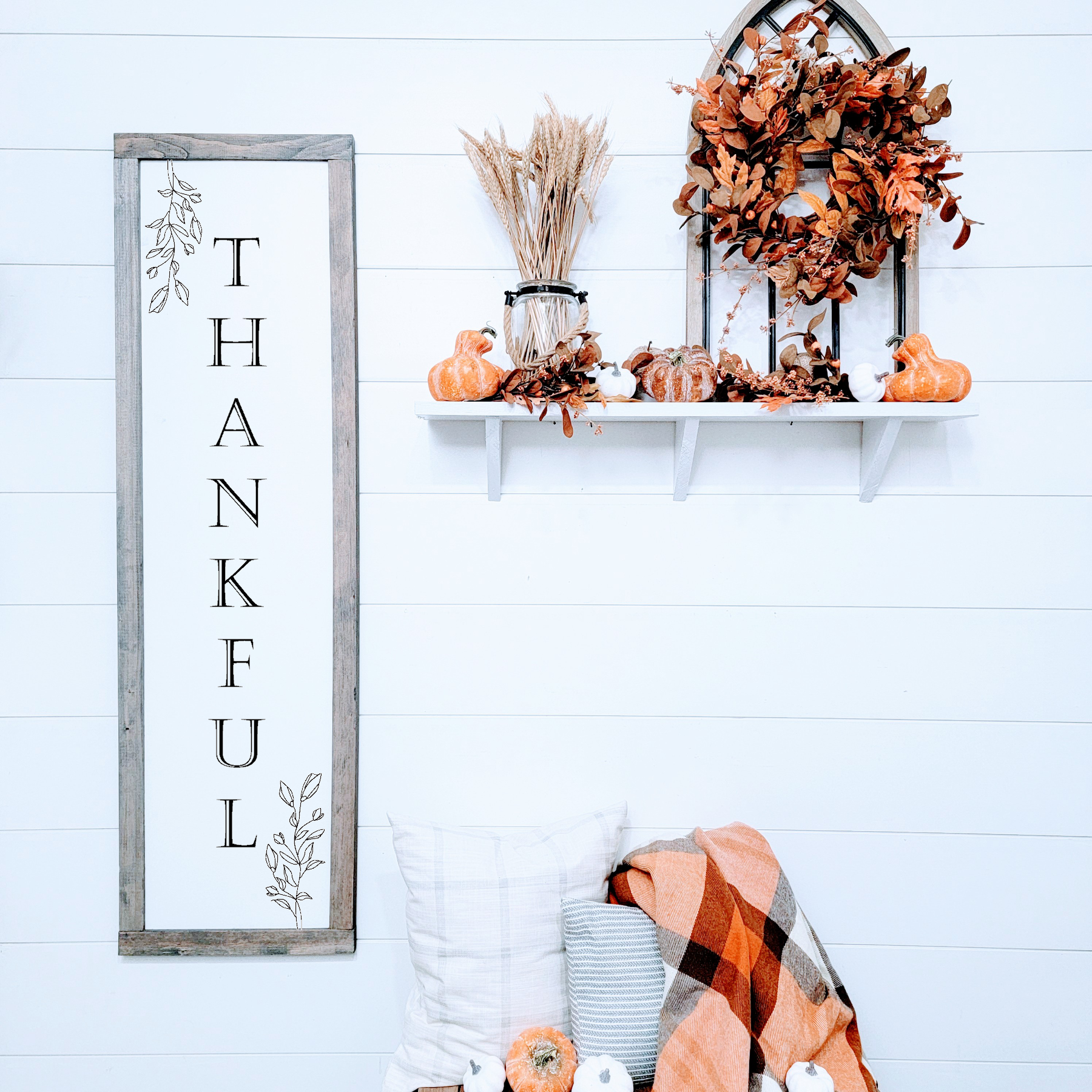 Thankful - Wood Sign