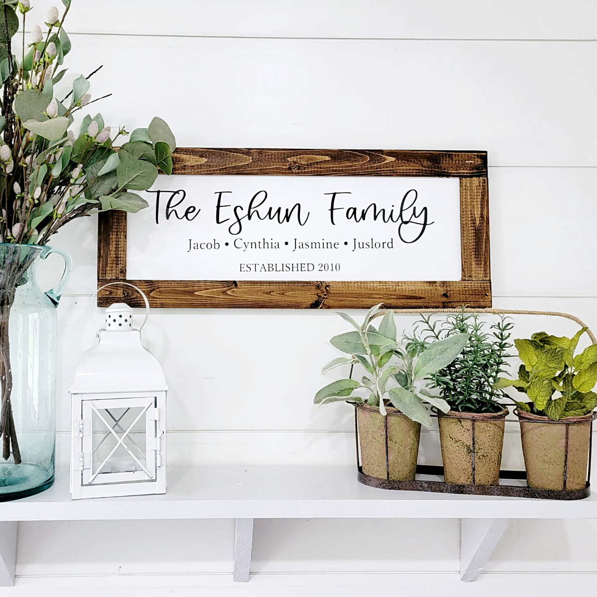 Family Names - Customizable Wood Sign